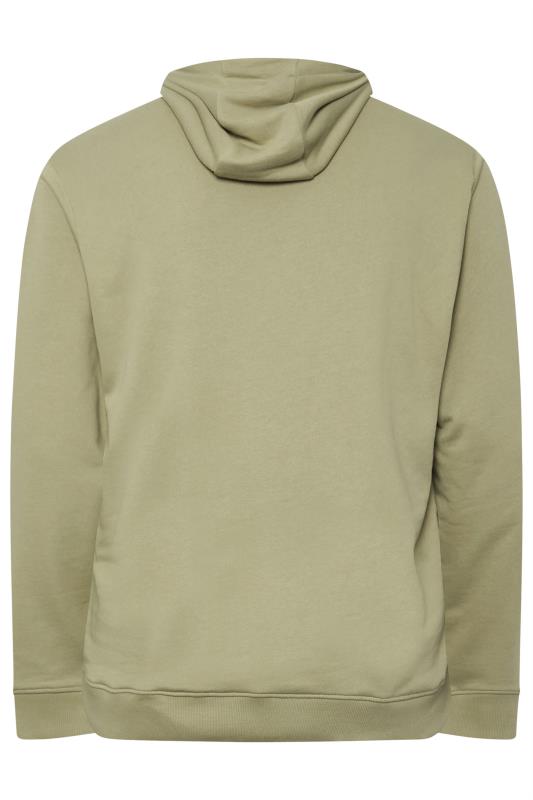 LYLE & SCOTT Big & Tall Sage Green Pullover Hoodie | BadRhino 4