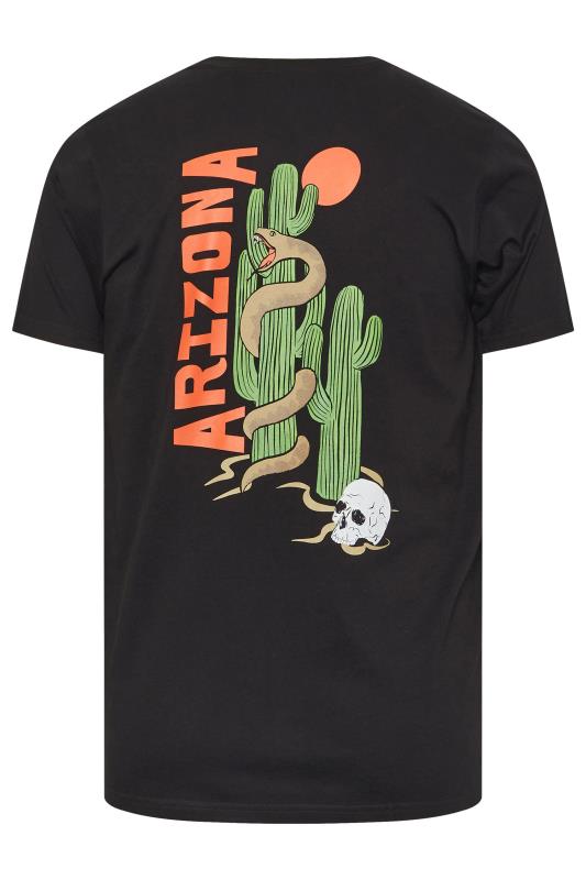 BadRhino Big & Tall Black Arizona Graphic T-Shirt | BadRhino 5