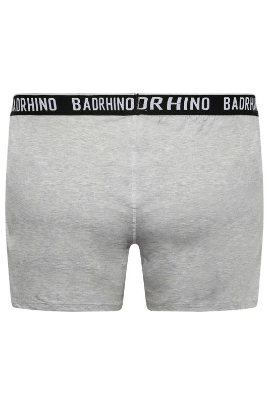 BadRhino Big & Tall 5 PACK Black & Grey Button Up Loose Fit Boxers | BadRhino 8
