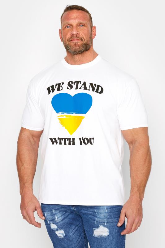 Men's  Ukrainian Crisis 100% Donation 'We Stand With You' T-Shirt