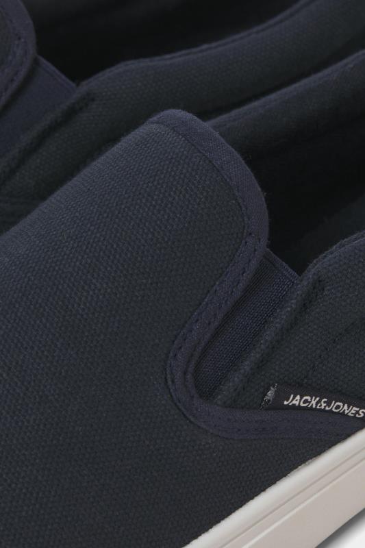 JACK & JONES Navy Blue 'Richmond' Slip-On Loafers | BadRhino 6