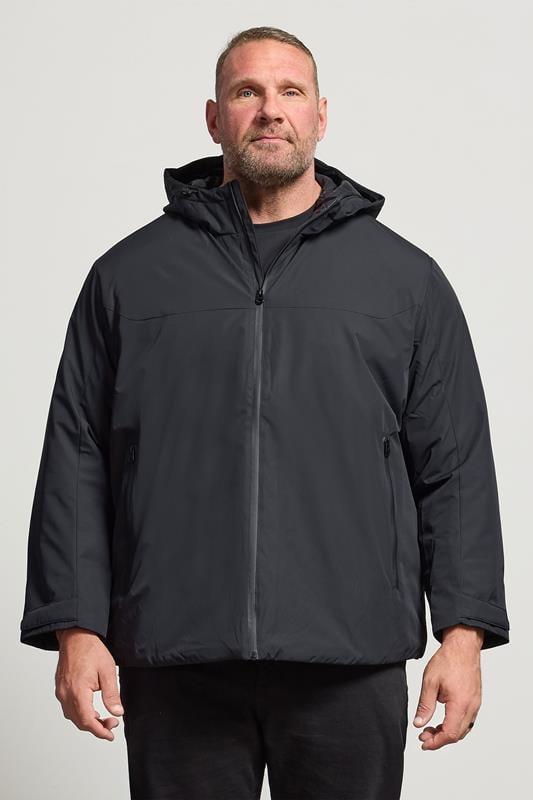 Men's  JACK & JONES Big & Tall Black Transitional Jacket