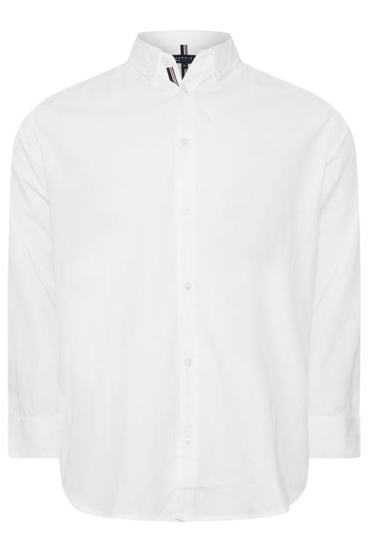 BadRhino Big & Tall 2 PACK White Long Sleeve Poplin Shirts | BadRhino 7