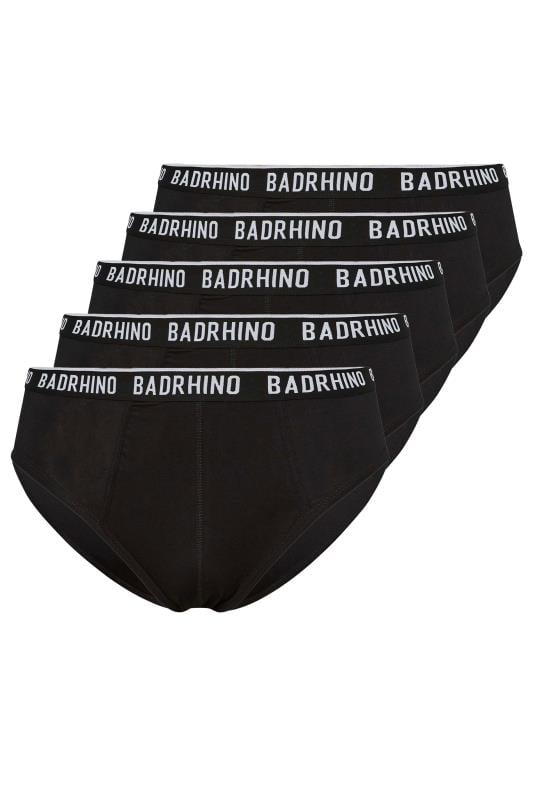 BadRhino Big & Tall 5 PACK Black Briefs | BadRhino 3