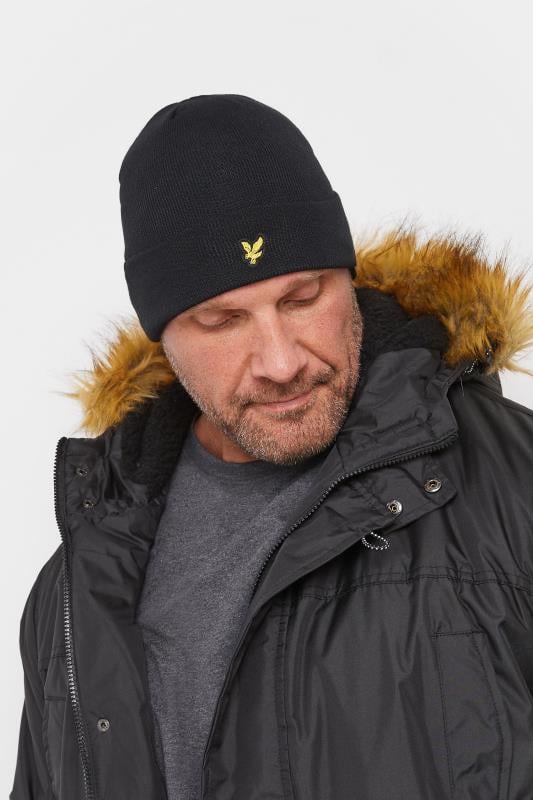 LYLE & SCOTT Black Plain Beanie | BadRhino 1