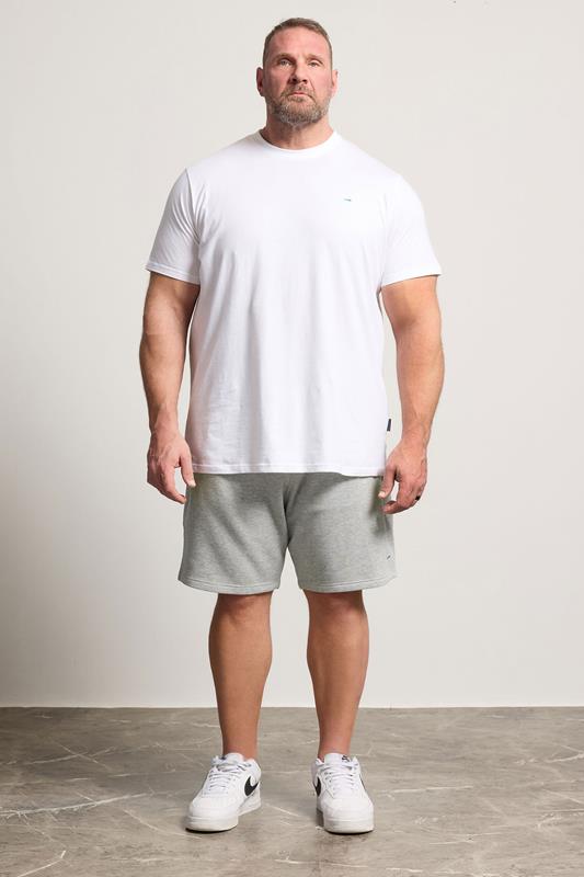 BadRhino Big & Tall Grey Jogger Shorts | BadRhino 1