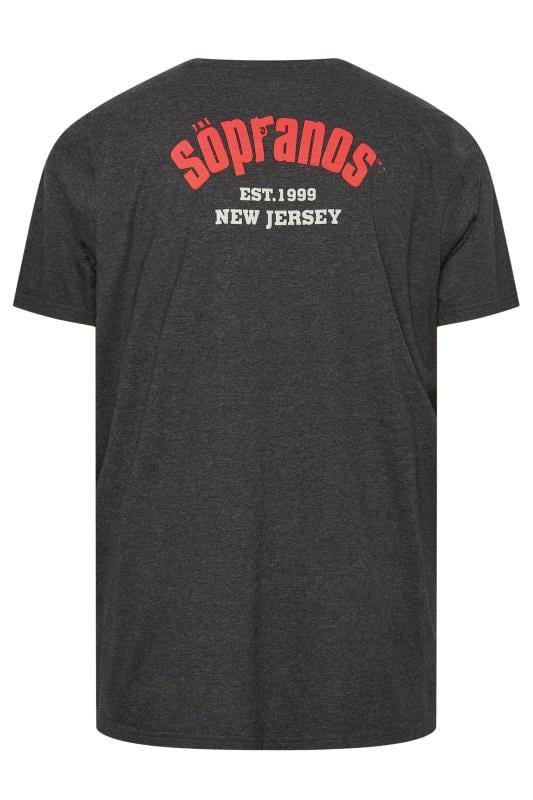 BadRhino Big & Tall Grey 'The Sopranos' Graphic T-Shirt | BadRhino 2