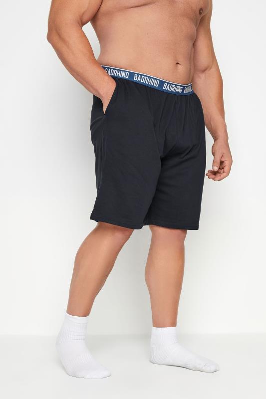 Men's  BadRhino Big & Tall Navy Blue Lounge Shorts