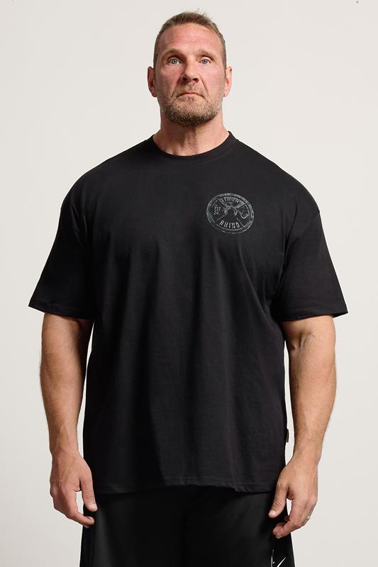  IronRhino Big & Tall Black Weight Plate T-Shirt