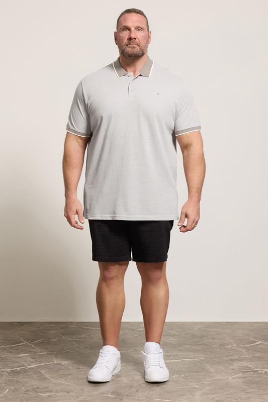 BadRhino Big & Tall Beige Brown Birdseye Polo Shirt | BadRhino 2