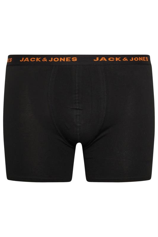 JACK & JONES Big & Tall Black 7 Pack Basic Trunks | M&Co 8