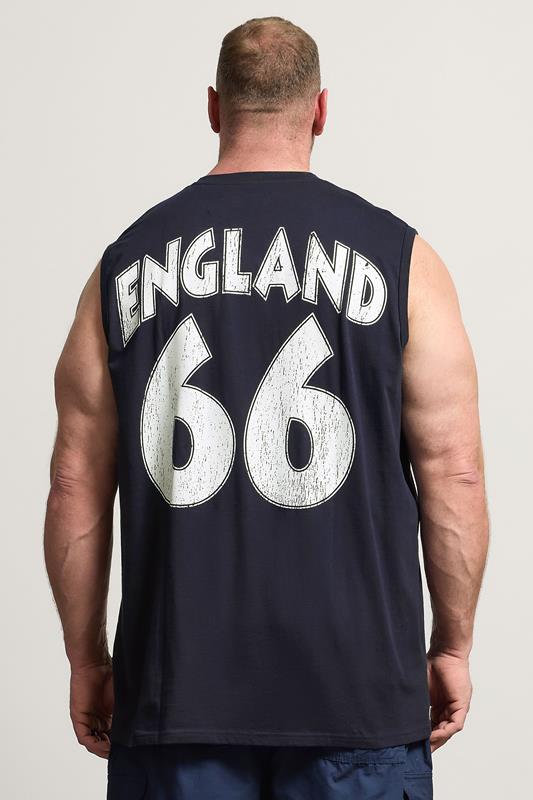 BadRhino Big & Tall Navy Blue Extra Long England 66 Vest | BadRhino 2