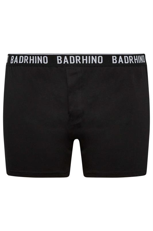 BadRhino Big & Tall 5 PACK Black & Grey Button Up Loose Fit Boxers | BadRhino 4