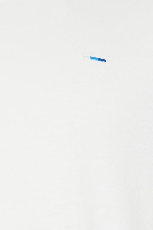 BadRhino Big & Tall White Extra Long V-Neck T-Shirt | BadRhino 5