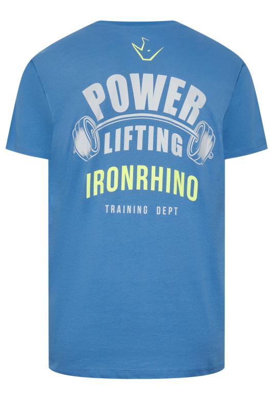 IronRhino Big & Tall Blue 'Power Lifting' T-Shirt | BadRhino 6