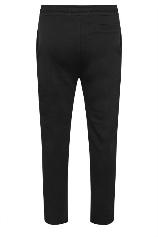 BadRhino Big & Tall Black Premium Open Hem Joggers | BadRhino 5