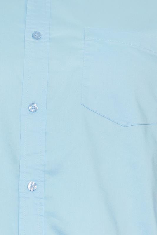 BadRhino Big & Tall Light Blue Chest Pocket Oxford Shirt | BadRhino 2