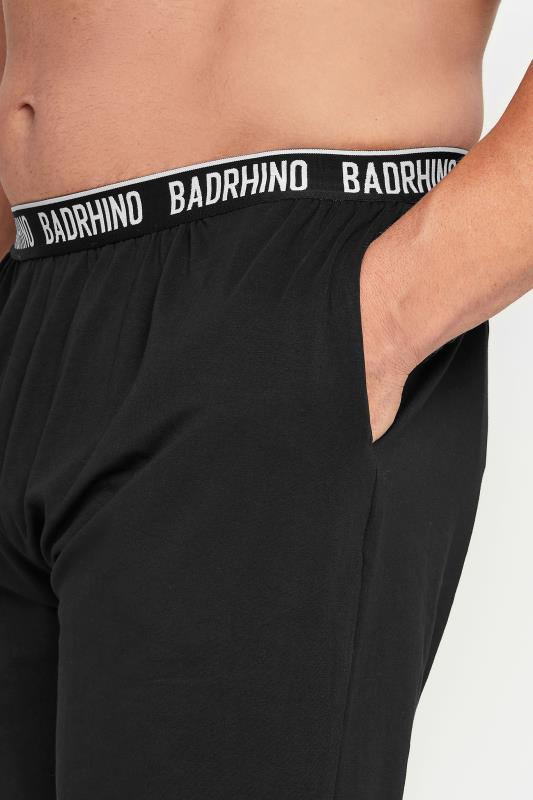 BadRhino Big & Tall Black Lounge Shorts | BadRhino 2