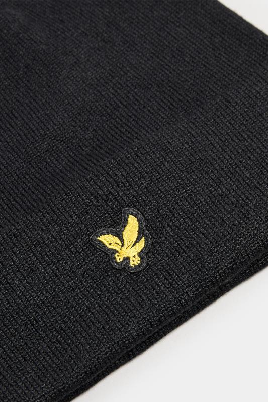 LYLE & SCOTT Black Plain Beanie | BadRhino 3