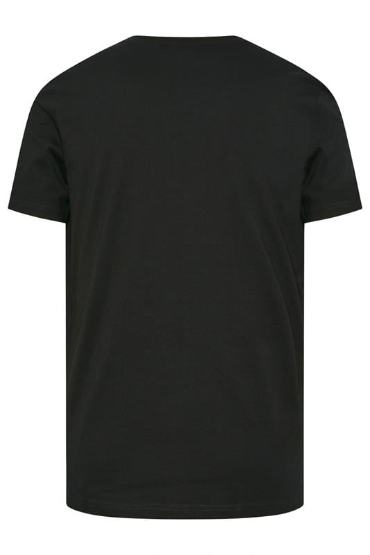 LYLE & SCOTT Big & Tall Black Cheers To Tradition Graphic T-Shirt | BadRhino 2