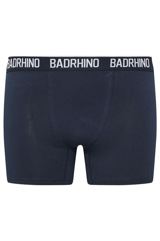 BadRhino 5 PACK Navy Blue/Grey/Green/Burnt Red/Black Boxers | BadRhino 8