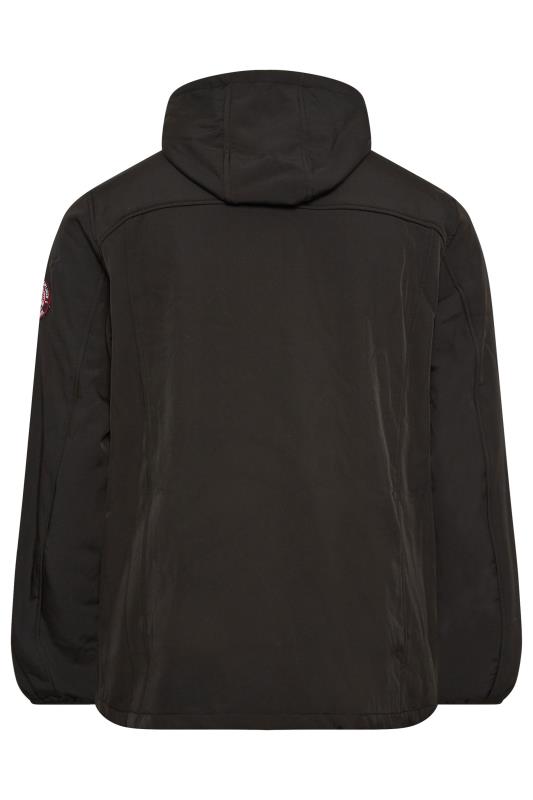 D555 Big & Tall Black Softshell Jacket | BadRhino