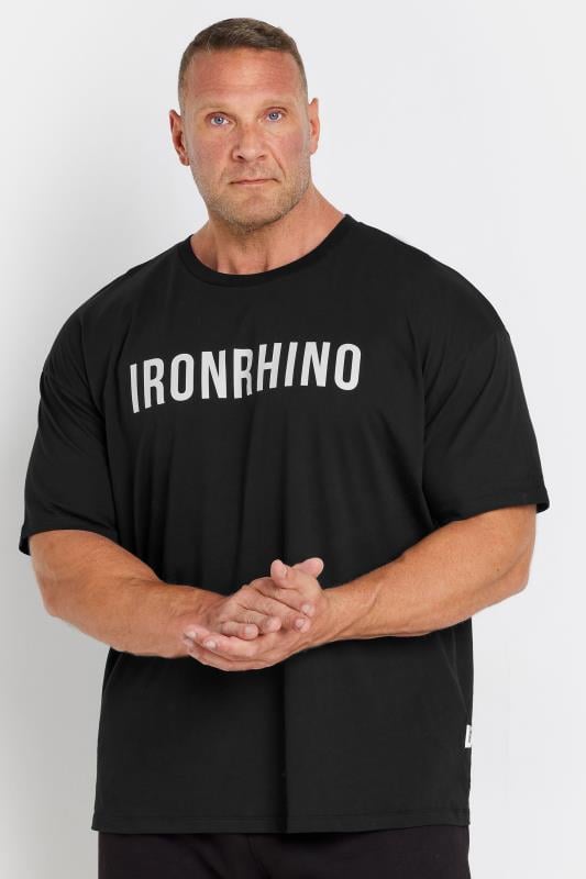 IronRhino Big & Tall Black 'Power Lifting' T-Shirt | BadRhino 2