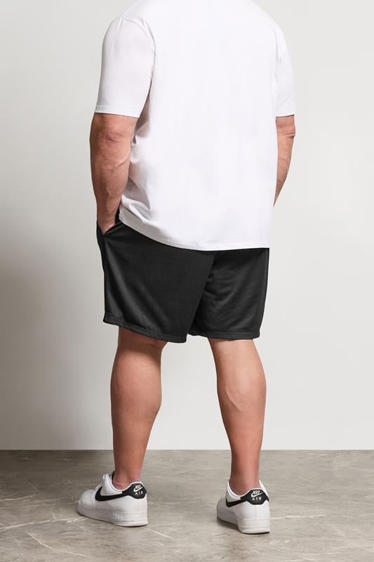 BadRhino Big & Tall Black Lightweight Mesh Shorts | BadRhino 5