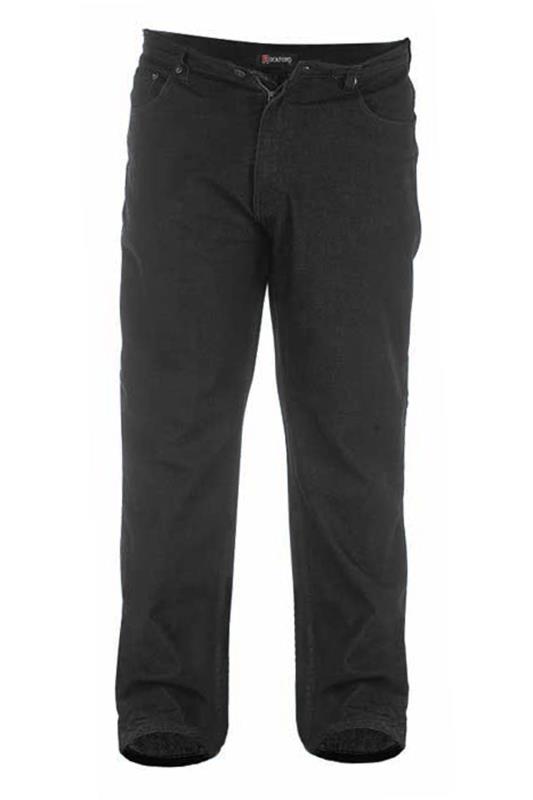 D555 Black Comfort Fit Jeans | BadRhino