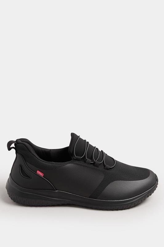 D555 Black PU Lace Shoes | BadRhino 2