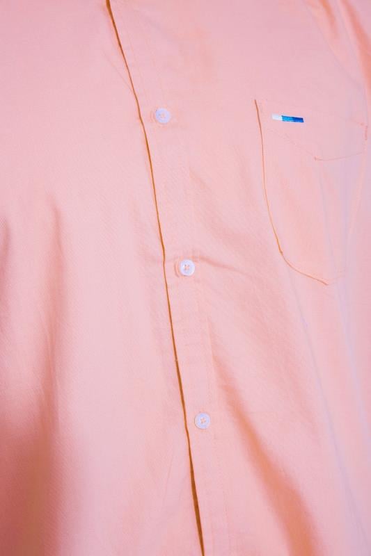 BadRhino Big & Tall Pink 2 PACK Short Sleeve Oxford Shirts | BadRhino 5