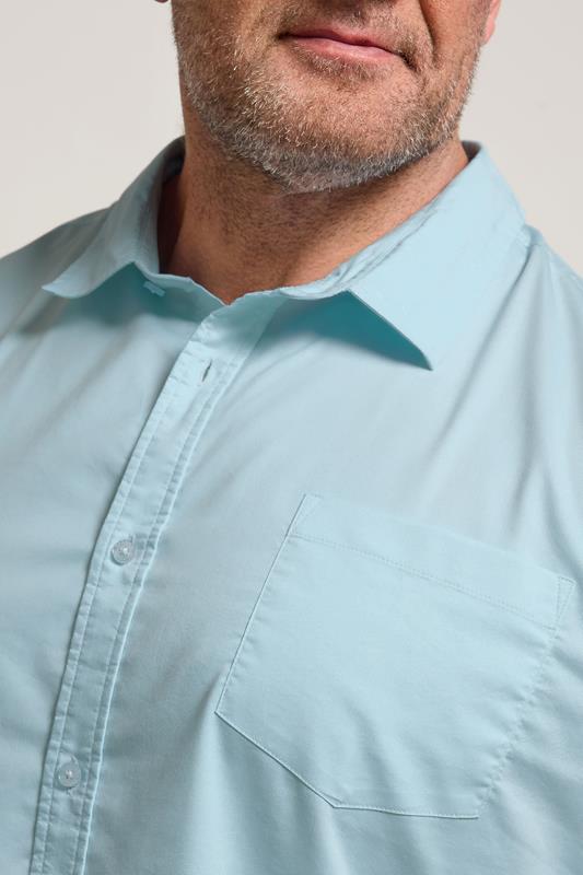 BadRhino Big & Tall Light Blue Stretch Long Sleeve Shirt | BadRhino 4