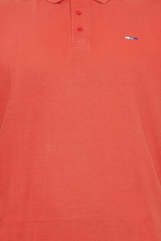 BadRhino Big & Tall Red Polo Shirt | BadRhino 4