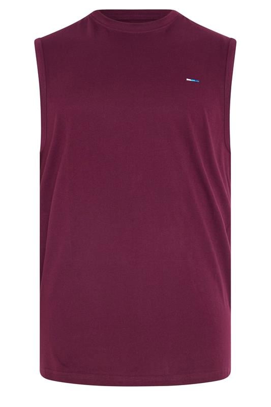 BadRhino Big & Tall Black/Navy/Blue/Burgundy/Khaki 5 Pack Extra Long Muscle Vests | BadRhino 1