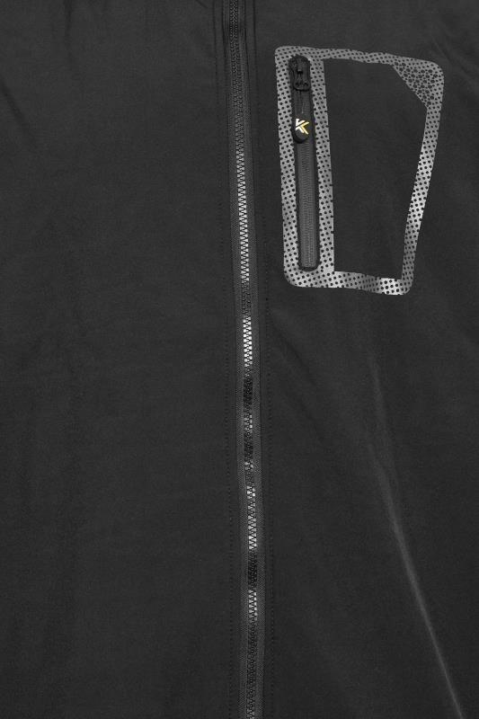 KAM Big & Tall Black Softshell Jacket | BadRhino 5