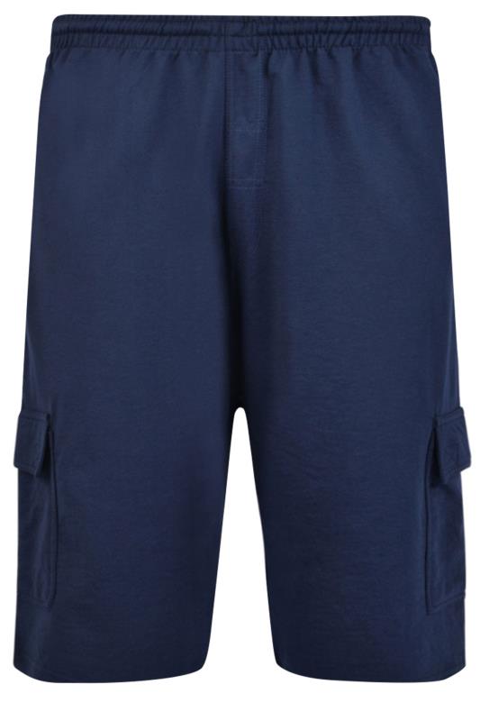 KAM Navy Blue Cargo Lounge Shorts | BadRhino 3