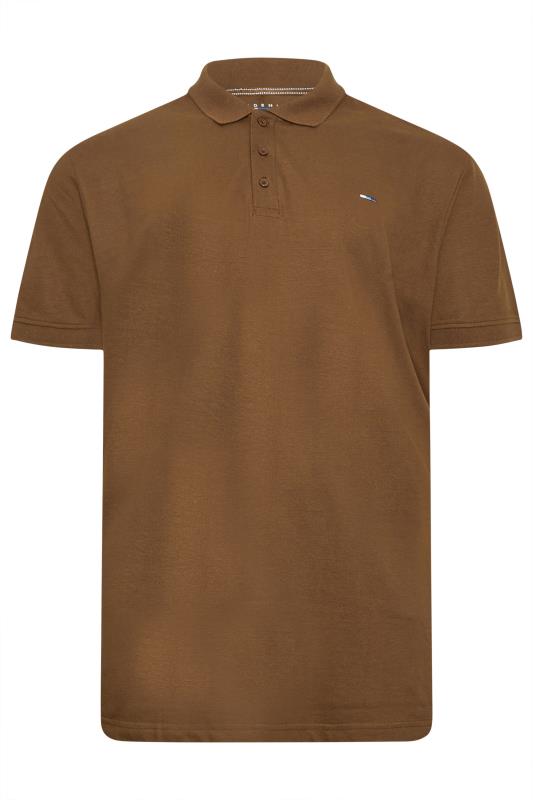 BadRhino Big & Tall Brown Core Polo Shirt | BadRhino 4