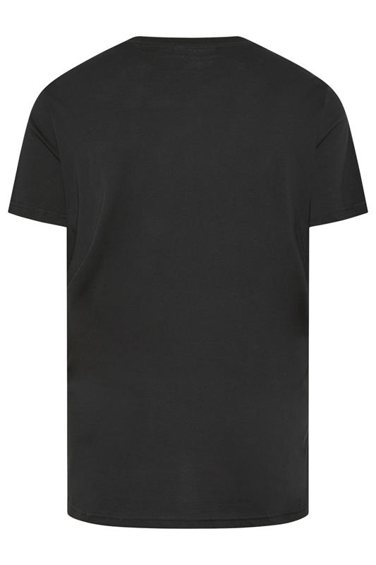 Ben Sherman Big & Tall Black Speed Graphic T-Shirt | BadRhino 4