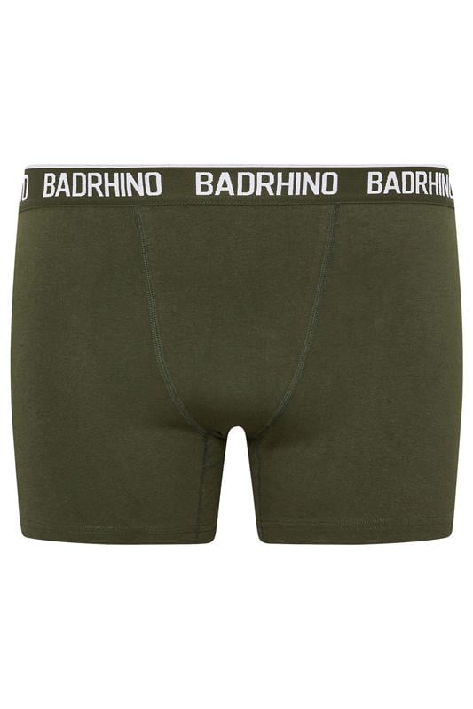 BadRhino 5 PACK Navy Blue/Grey/Green/Burnt Red/Black Boxers | BadRhino 10