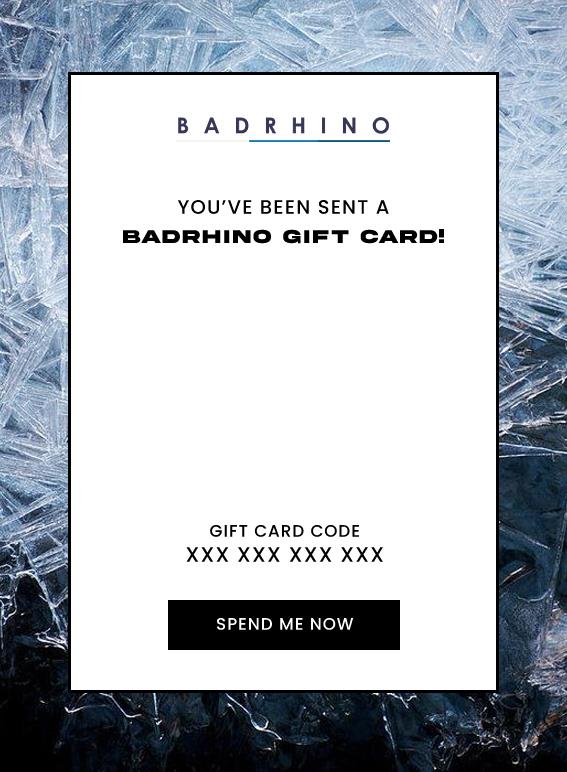 Men's  BadRhino £10 - £150 Online Gift Card Ice