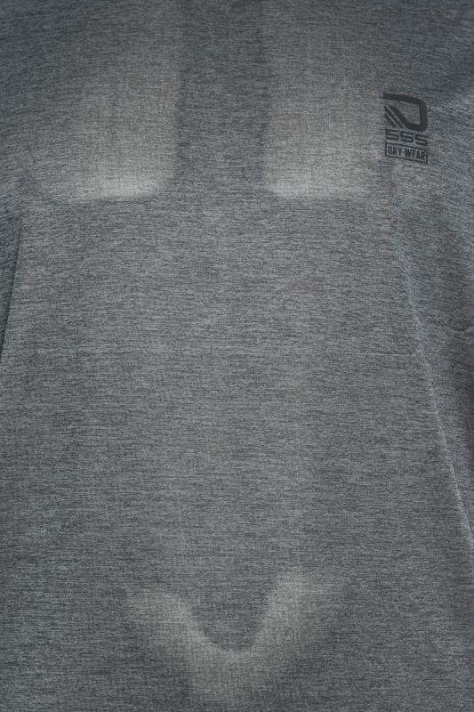 D555 Big & Tall Dark Grey Dry Wear T-Shirt | Bad Rhino 2