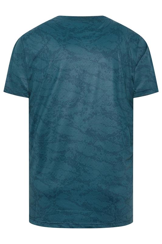KAM Big & Tall Blue Active T-Shirt | BadRhino 4