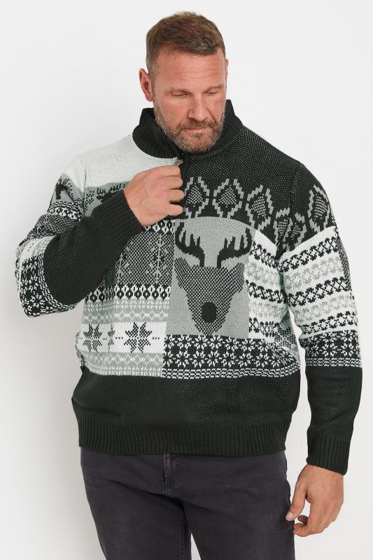 Mens black christmas jumper hotsell