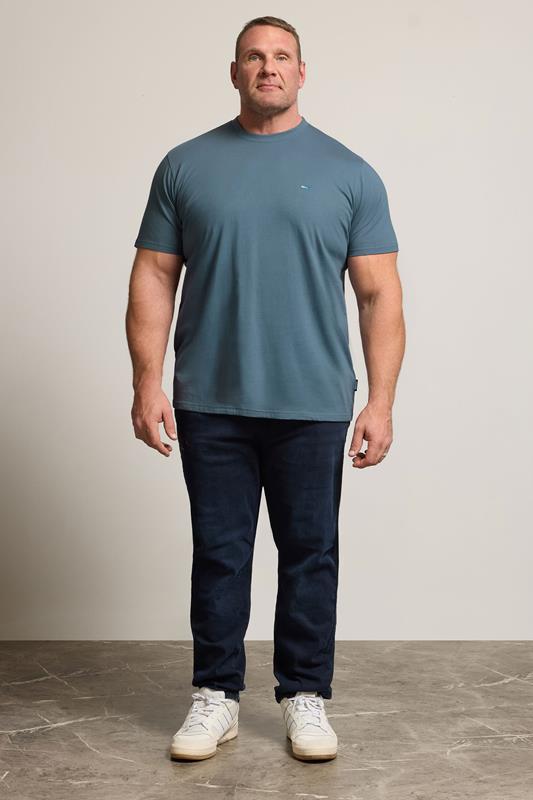 BadRhino Big & Tall Petrol Blue Core T-Shirt | BadRhino 2