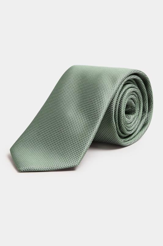 BadRhino Sage Green Textured Tie | BadRhino 2