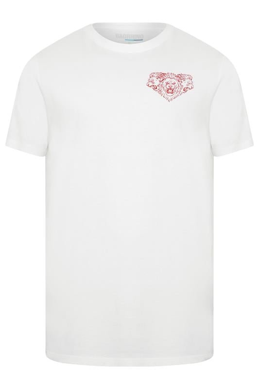 BadRhino Big & Tall White England T-Shirt | BadRhino 7