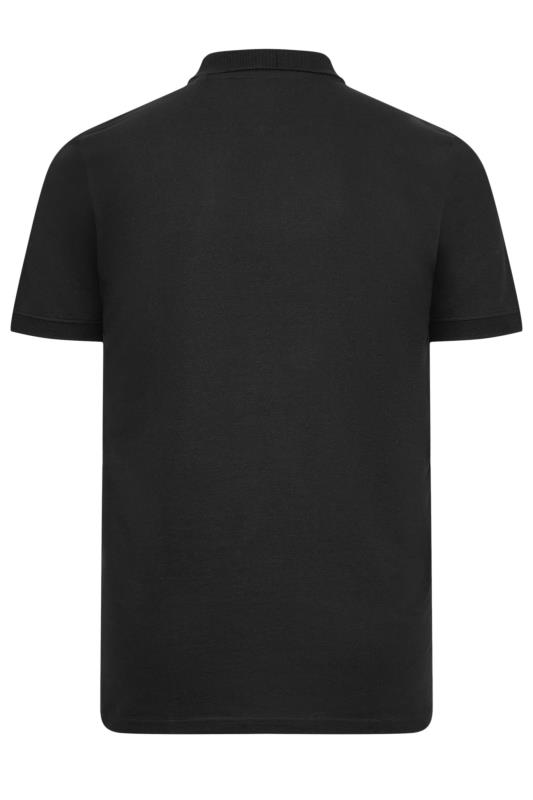 BadRhino Black Extra Long Core Polo Shirt | BadRhino 4