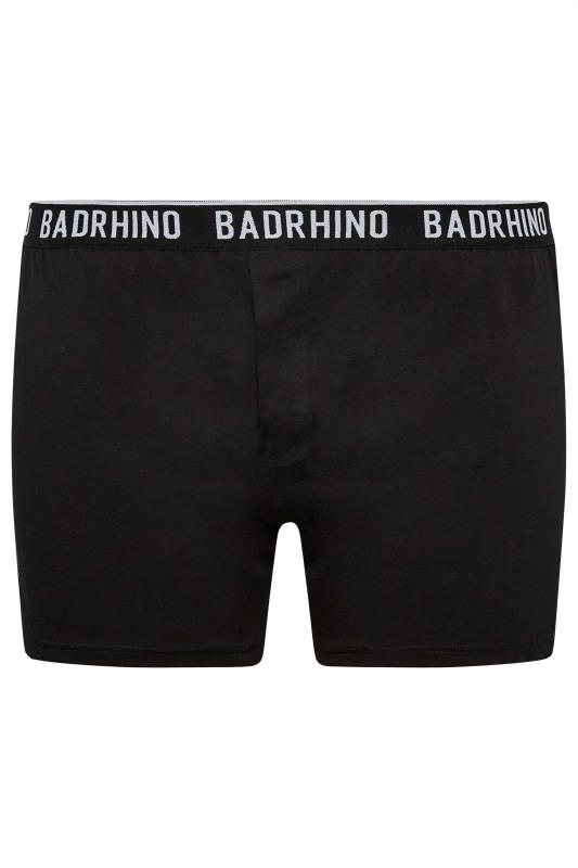 BadRhino Big & Tall 5 PACK Black Button Up Loose Fit Boxers | BadRhino 4