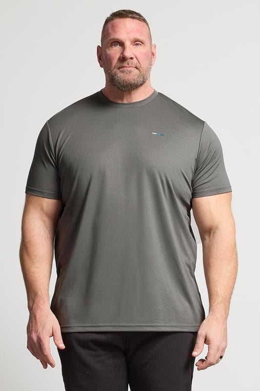 BadRhino Big & Tall Grey Active T-Shirt | BadRhino 1