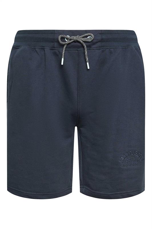 D555 Big & Tall Navy Blue Shorts | BadRhino 1